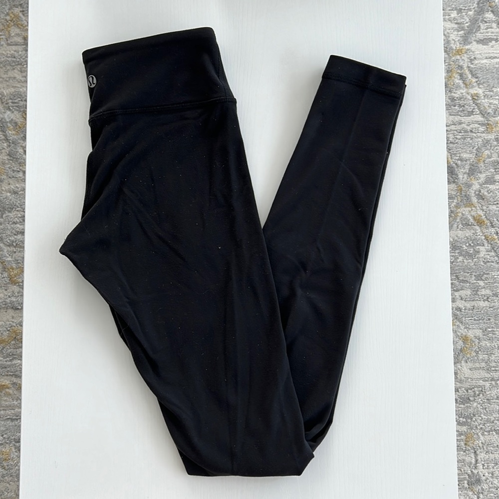Lululemon Wunder Under Leggings (black; size 2)